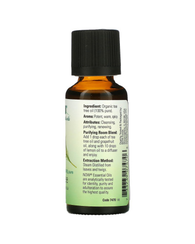 Organic Tea Tree Oil - 30ml (1 oz)