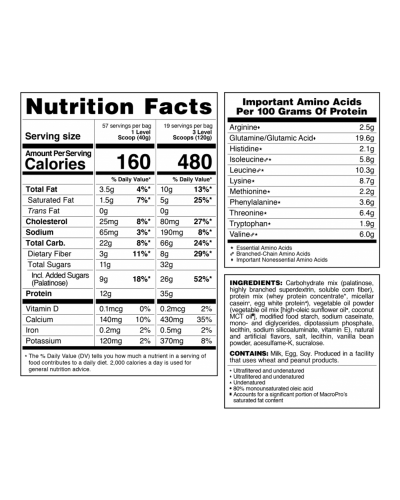MacroPro - 2270g Vanilla Bean