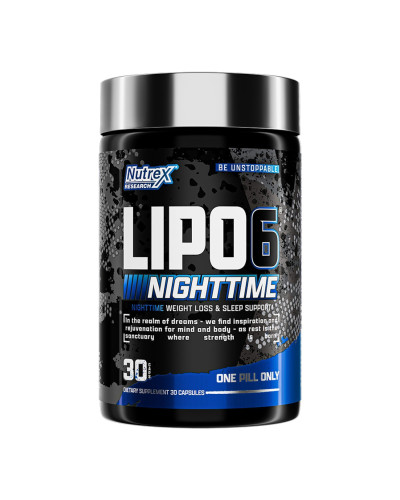 Нічний жироспалювач, Nutrex Lipo-6 Black Nighttime UC - 30 caps