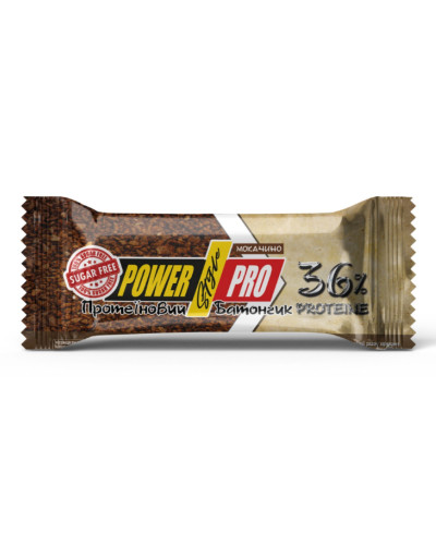 Протеїнові батончики, Protein Bar 36%SUGAR FREE - 20x60g Mochachino
