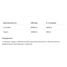 Глютамін, Glutamine Recovery Amino - 500g Lemon