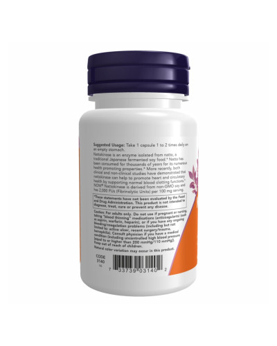 Nattokinase 100mg - 60 vcaps