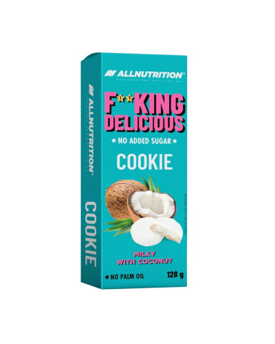 Фітнес печиво, Fitking Delicious Cookie - 128g Milky With Coconut