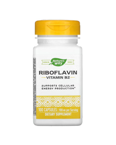 Riboflavin Vitamin B2 - 100 caps
