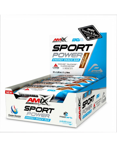 Sport Power Energi Snack Bar - 20x45g Hazelnut Cocoa-Cream