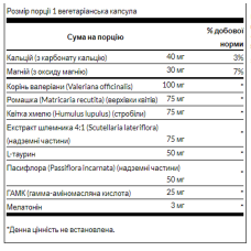 Комплекс для покращення сну, Sleep Essentials - 60 Veg Caps Per Bottle