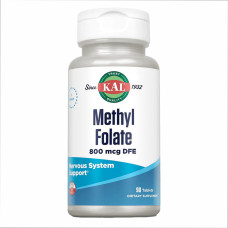 Метил Фолат, Methyl Folate 800mcg - 90 tabs