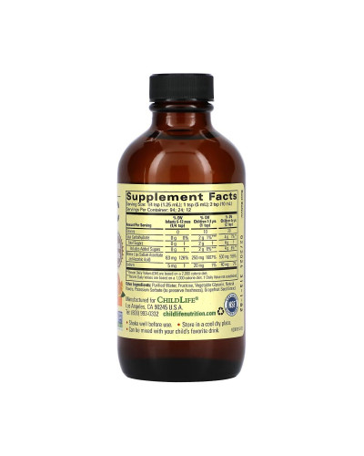 Рідкий вітамін С для дітей, Vitamin C (Liquid) - 118 ml Orange