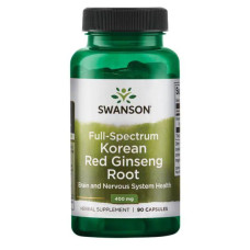 Корінь женьшеню, Korean Red Ginseng Root 400 mg - 90 Caps