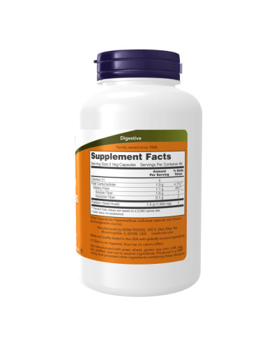 Псиліум (лушпиння подорожника), Psyllium Husk Caps 500 mg - 500 vcaps