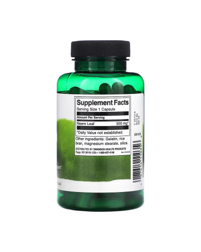 Neem Leaf 500 mg - 100 caps