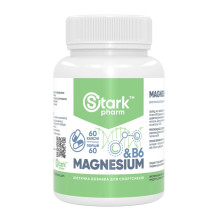 Магній і Вітамін В6, Stark Magnesium/B6 - 60 caps