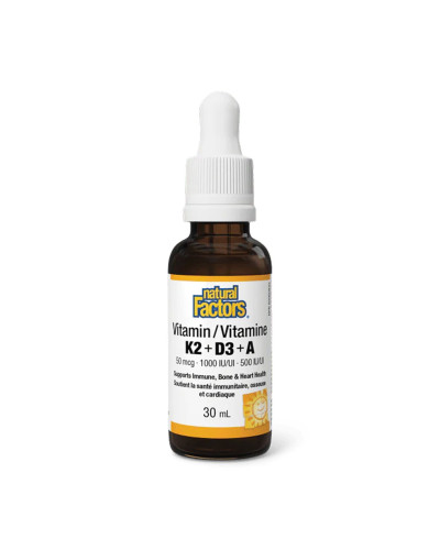 Вітамінний комплекс, Vitamin K2+D3+A 50 mcg/1000 IU/500 IU - 30ml