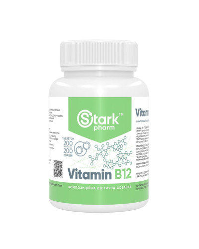 Вітамін В12, Stark Vitamin B12 50 mg - 200 tabs
