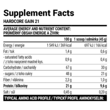 Hardcore Gain21 - 3000g Chocolate
