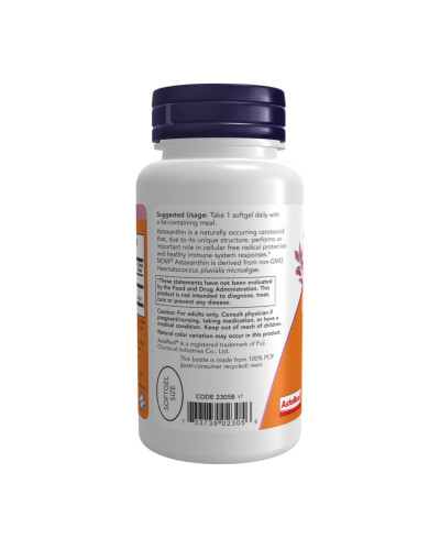 Астаксантин, Astaxanthin 4 mg - 90 softgels