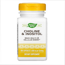 Холін та Інозитол, Choline & Inositol - 100 caps