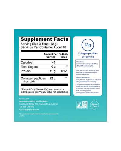 Marine Collagen - 221g Unflavored