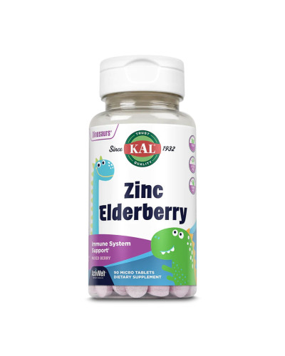Цинк для дітей, Zinc Elderberry 5mg - 90 tabs Berry