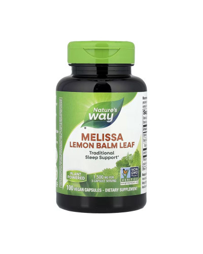 Melissa Lemon Balm Leaf - 100 vcaps