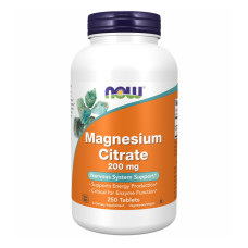 Магній Цитрат, Magnesium Citrate 200mg - 250 tabs
