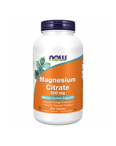 Магній Цитрат, Magnesium Citrate 200mg - 250 tabs