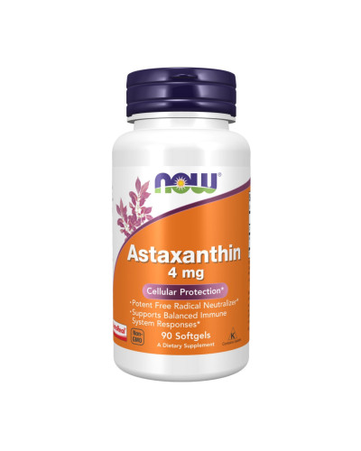 Астаксантин, Astaxanthin 4 mg - 90 softgels