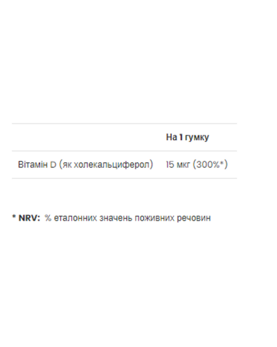 Вітамін Д3, Vitamin D3 - 60 gummies