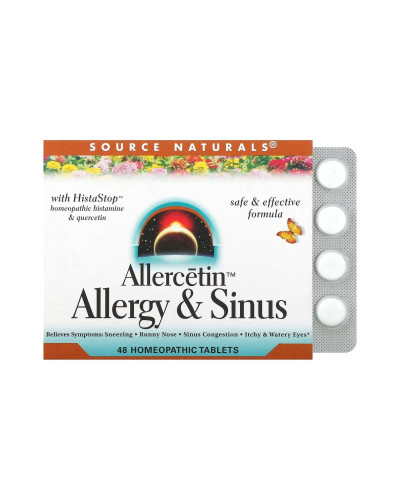 Гомеопатичний засіб, Allercetin™ Allergy & Sinus - 48 tabs