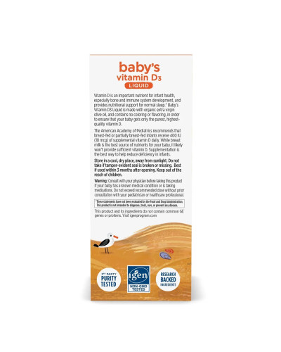 Baby's Vitamin D3 Liquid - 22.5 ml