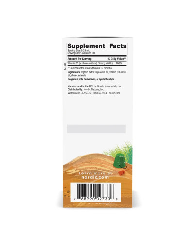 Baby's Vitamin D3 Liquid - 22.5 ml