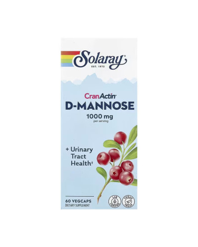 Д- манноза, CranActin D-Mannose 1000mg - 60 vcaps