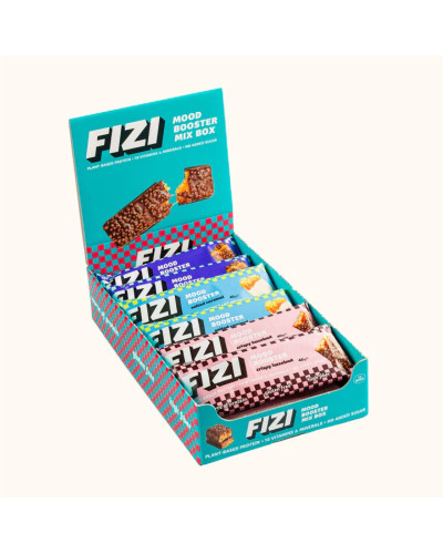 Батончики, Fizi Mood Booster - 12x40g Mix Box
