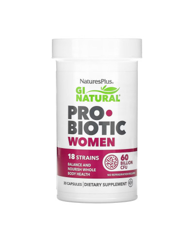 Пробіотики для жінок, Gi Natural Probiotic Women - 30 caps
