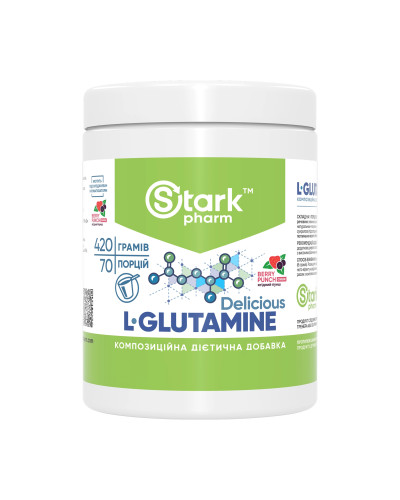 L-Glutamine Delicious - 420g Berry Punch