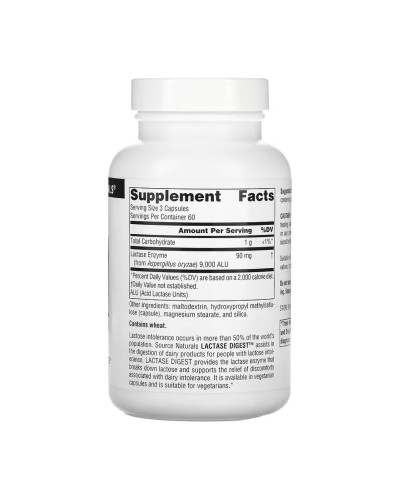 Lactase Digest 30mg - 180 caps
