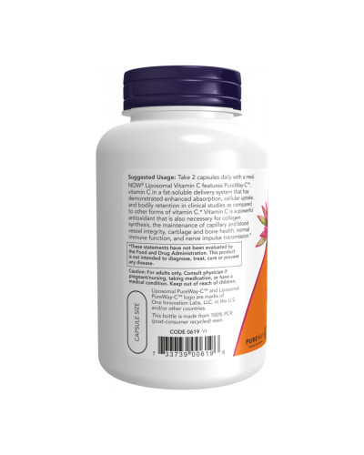 Liposomal Vitamin C - 120 vcaps