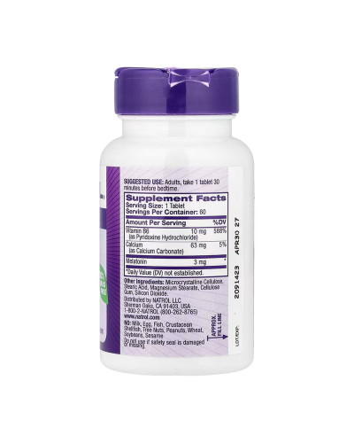 Melatonin 3mg - 60 tabs