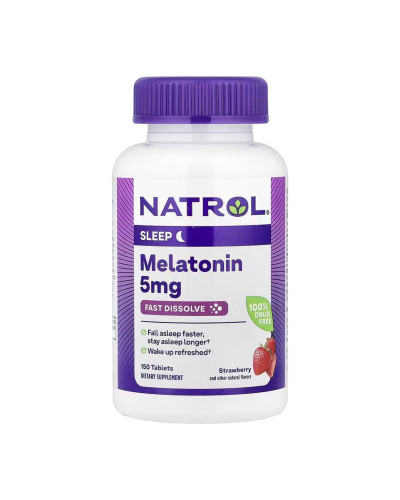 Мелатонін, Melatonin 5mg - 150 tabs