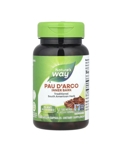 По Д'арко, Pau D'Arco Inner Bark - 100 vcaps