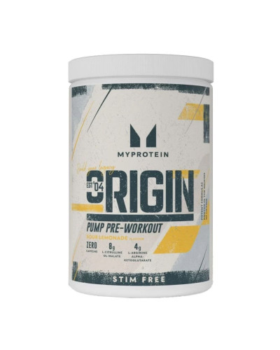 Передтренувальний комплекс, Origin Pre Workout Stim-Free Sour - 30 serv Lemonade