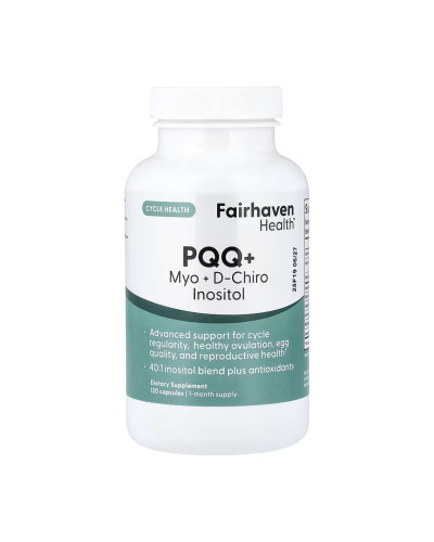 PQQ + Myo + D-Chiro Inositol Plus - 120 caps