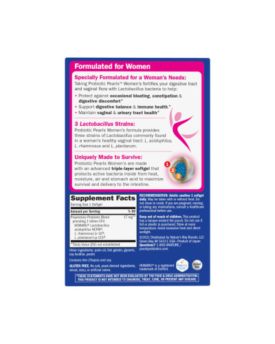 Probiotic Pearls Women's - 30 softgels