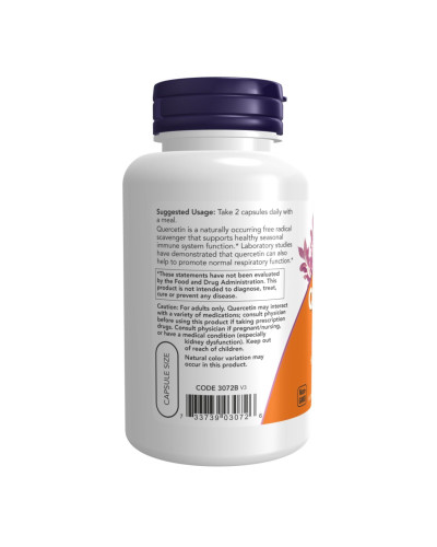 Кверцетин, Quercetin 500mg - 100 vcaps
