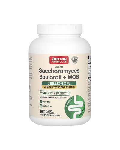 Сахароміцети буларді, Saccharomyces Boulardii + MOS - 180 vcaps
