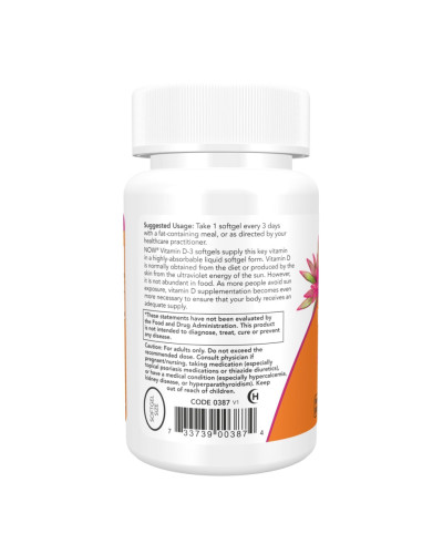 Vitamin D-3 10,000 IU - 30 softgels