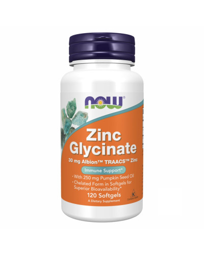 Цинк Гліцинат, Zinc Glycinate 30mg - 120 sgels