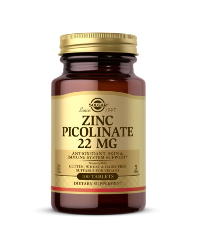 Цинк Піколінат, Zinc Picolinate 22 mg - 100 tab