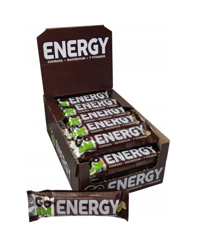 Енергетичні батончики, GoOn ENERGI Guarana - 24x50g Snickers