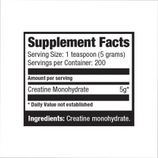 Creatine Monohydrate - 1000g